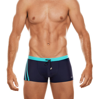 Aruba - Navy / Aqua - Swim Trunk