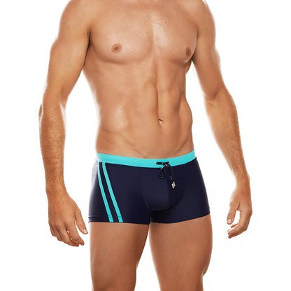 Aruba - Navy / Aqua - Swim Trunk